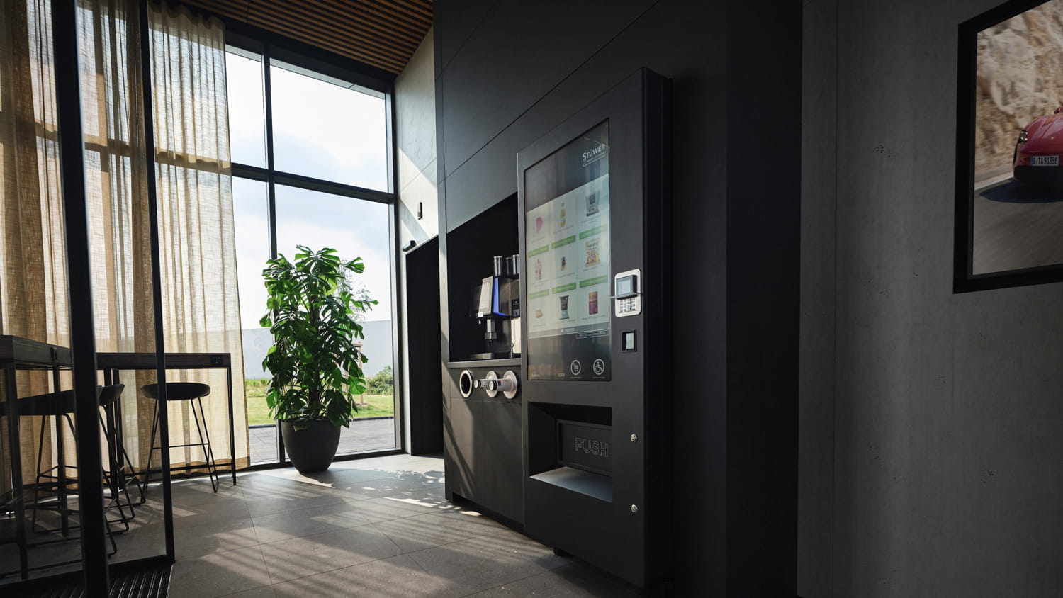 First Porsche Charging Lounge